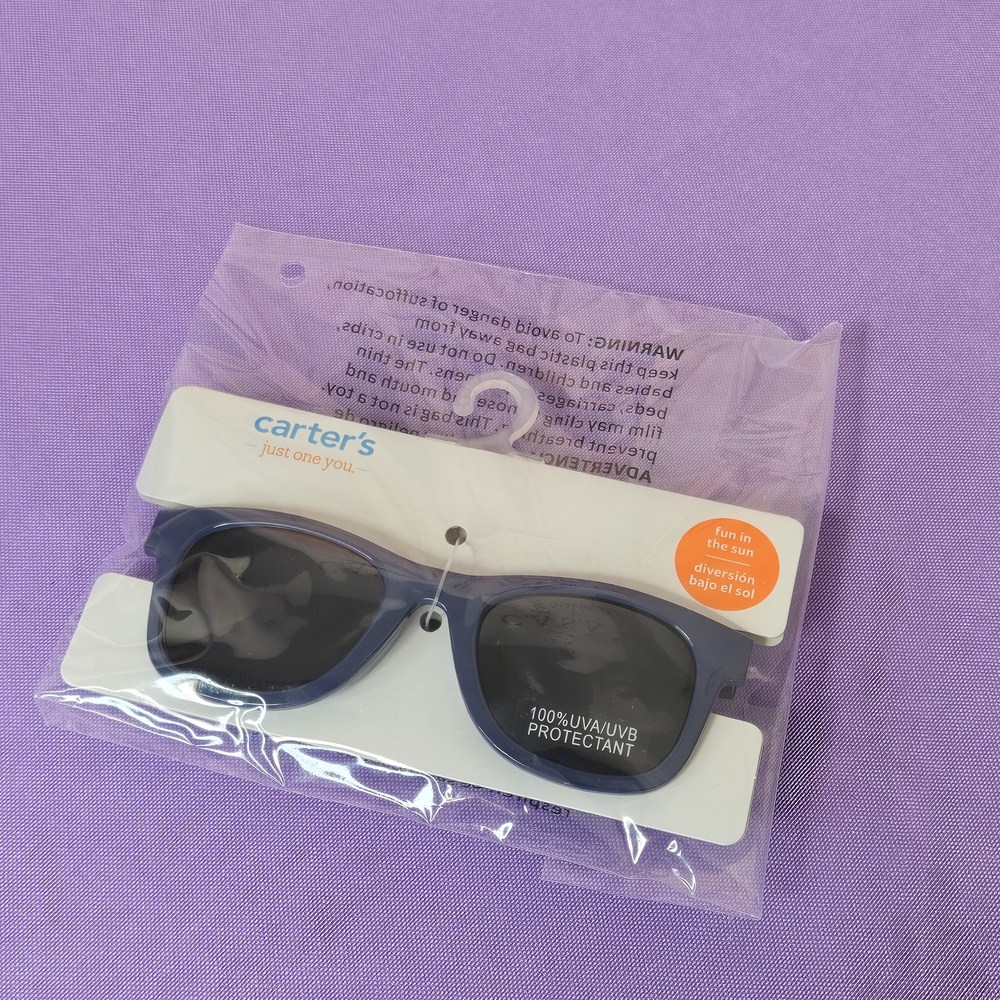 Carter's Kids Navy Sunglasses - Picture 4 of 6